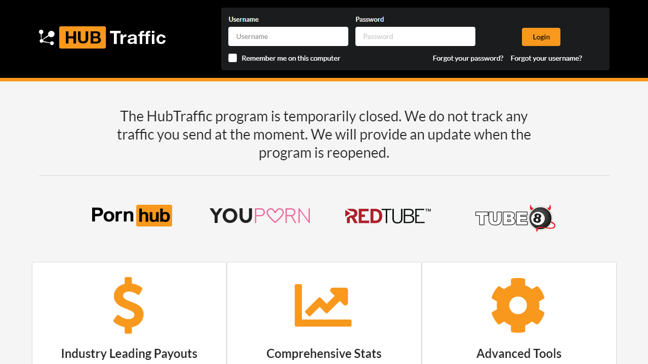 HubTraffic affiliate program.