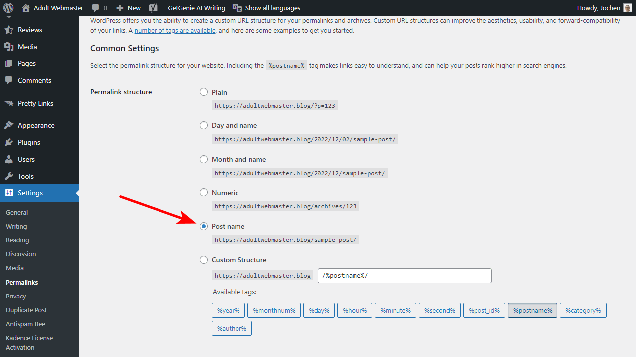 Change and save your WordPress permalinks.